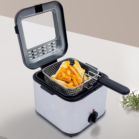 Mini Deep Fryer French Fries Machine, Household Fryer Multi-function Fryer 2.5L in Saudi Arabia