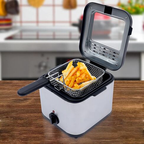 Mini Deep Fryer French Fries Machine, Household Fryer Multi-function Fryer 2.5L in Saudi Arabia