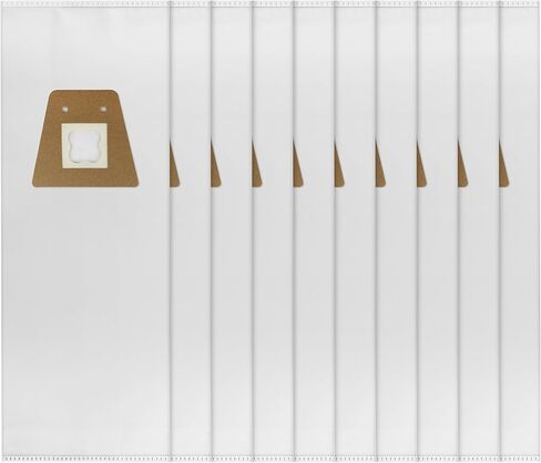 أكياس مكنسة كهربائية طراز 63213B Style ST للمكنسة الكهربائية العمودية التجارية Sanitaire: S600 SC60 SC678 SC688 SC800 SC888 SC888J SC889 Series 10 عبوات in Kuwait