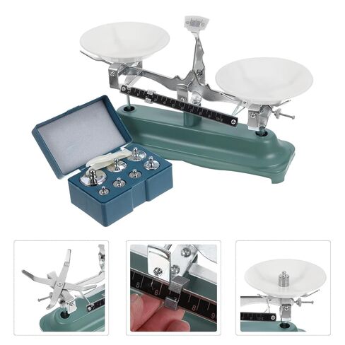 Veemoon Portable Three-Beam Laboratory Balance Scale with 500g Weights, Mechanical Scientific Scale for Teaching, Experiments, and Physics Measurement in Saudi Arabia