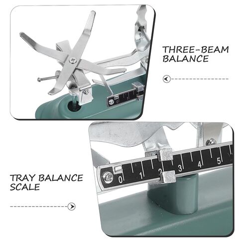 Portable Three-Beam Balance Scale 500g Laboratory Mechanical Balance with Weights Teaching Tool for Scientific and Educational Use in Saudi Arabia
