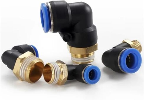 تجهيزات أنابيب 4 مللي متر 6 مللي متر 8 مللي متر 10 مللي متر 12 مللي متر خرطوم أنبوب PC 1/4 "1/8" 3/8 "1/2" موصل هوائي 1 قطعة (10-03) in Kuwait