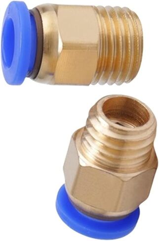 أنابيب هواء M12X1.75- M6 M8 M10 M12 موضوع هوائي موصل خرطوم الإفراج السريع PC 4 6 8 مللي متر أنابيب 1 قطعة (PC8-M12X1.25) in Kuwait