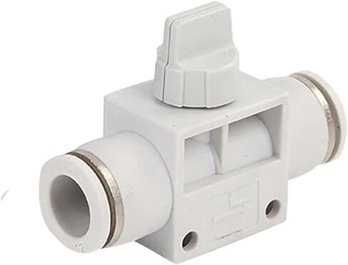 تركيبات هوائية ضاغط أنبوب موصل خرطوم 4 مم 6 مم 8 مم 10 مم 12 مم SA (أسود)/HVFF (أسود)/ HVFF (أبيض) 1 قطعة (HVFF (أبيض)، 4 مم) in Kuwait