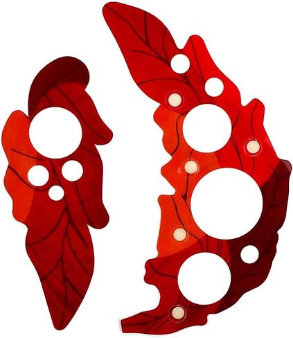 Set of 2 Self Stick Plastic Guitar Pickguard Grape Leaf Style Guitar Sound Hole Covers for Acoustic Guitar in Kuwait