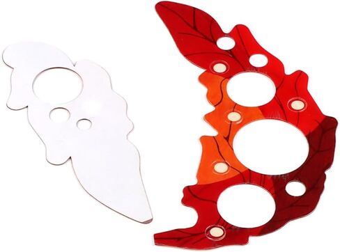 Set of 2 Self Stick Plastic Guitar Pickguard Grape Leaf Style Guitar Sound Hole Covers for Acoustic Guitar in Kuwait