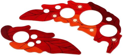 Set of 2 Self Stick Plastic Guitar Pickguard Grape Leaf Style Guitar Sound Hole Covers for Acoustic Guitar in Kuwait