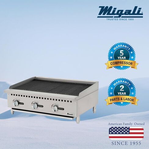 Migali C-CR36 36″ Wide Char-Rock Broiler - 105,000 BTU in Saudi Arabia