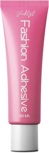 Body Adhesive for Clothes, Sweat-Proof & Long-Lasting Glue for Low-Cut Styles, Strapless Dresses & Work Blouses, Fabric-Safe Liquid Skin Glue for Dancers, Bras, Stockings, Gowns - 20ml in Kuwait