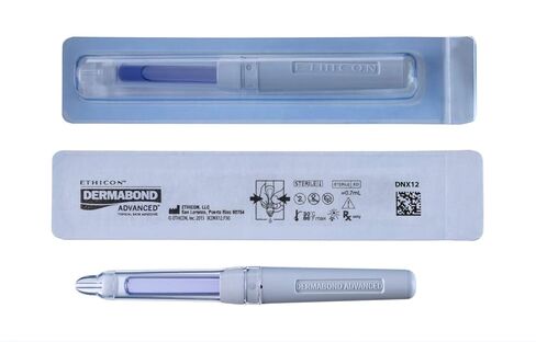 Ethicon DNX12 Dermabond Advanced Topical Skin Adhesive, 0.7 mL Ampule of High-Viscosity Skin Adhesive, Medical Supplies in Kuwait