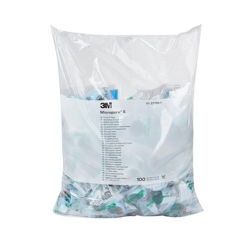 3M Micropore S Blue Silicone Medical Tape 1" x 1.5 Yd 10 Boxes, 1 Rolls/Box 2770S-1 in Kuwait