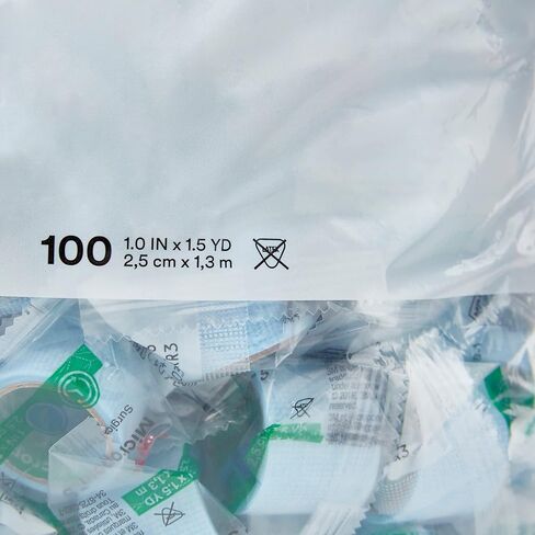 3M Micropore S Blue Silicone Medical Tape 1" x 1.5 Yd 10 Boxes, 1 Rolls/Box 2770S-1 in Kuwait