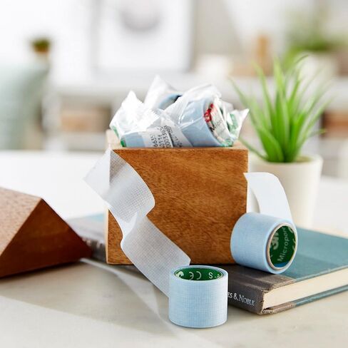 3M Micropore S Blue Silicone Medical Tape 1" x 1.5 Yd 10 Boxes, 1 Rolls/Box 2770S-1 in Kuwait