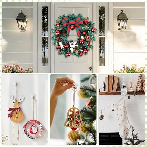 Neosmuk Magnetic Coat Hook,130lb+ Strong Extra Heavy Duty Magnet Hooks,Magnetic Wreath Hanger/Holder for Metal Doors,Purse,Towel,Stocking,Cruise Cabin,Silver,2 Pack in Saudi Arabia