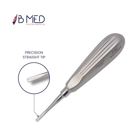 B MED INSTRUMENTS Dental Crown Splitter Remover Elevator Spreader Straight - Crown Removal Restoration Instrument - Premium Stainless Steel Dental Tool, Autoclavable in Saudi Arabia