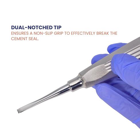 B MED INSTRUMENTS Dental Crown Splitter Remover Elevator Spreader Straight - Crown Removal Restoration Instrument - Premium Stainless Steel Dental Tool, Autoclavable in Saudi Arabia