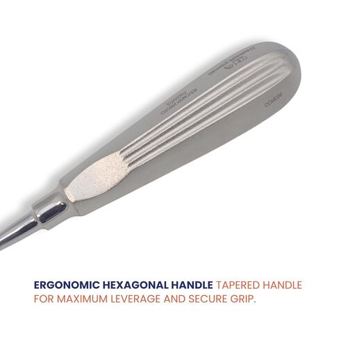 B MED INSTRUMENTS Dental Crown Splitter Remover Elevator Spreader Straight - Crown Removal Restoration Instrument - Premium Stainless Steel Dental Tool, Autoclavable in Saudi Arabia