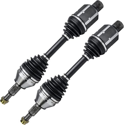 Detroit Axle - 4WD Front CV Axle Shafts for 6-Lug GMC Chevy Silverado Suburban Sierra 1500 K1500 K2500 Yukon Blazer Tahoe Cadillac Escalade 2 CV Axle Shafts Replacement in Kuwait