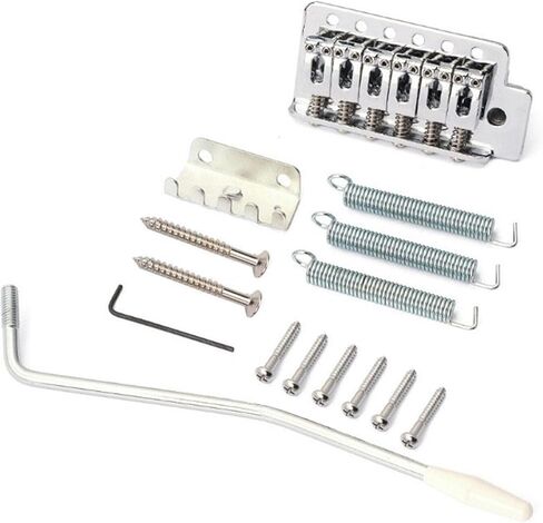 Alloy Electric Guitar Parts Chrome Tremolo Bridge System For Fender Stratocaster Strat in Saudi Arabia
