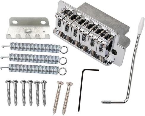 Alloy Electric Guitar Parts Chrome Tremolo Bridge System For Fender Stratocaster Strat in Saudi Arabia