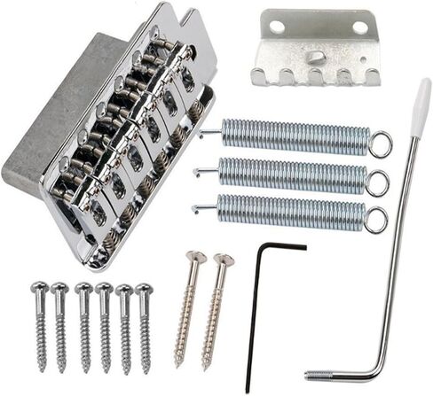 Alloy Electric Guitar Parts Chrome Tremolo Bridge System For Fender Stratocaster Strat in Saudi Arabia