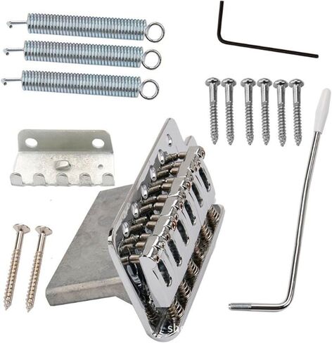 Alloy Electric Guitar Parts Chrome Tremolo Bridge System For Fender Stratocaster Strat in Saudi Arabia