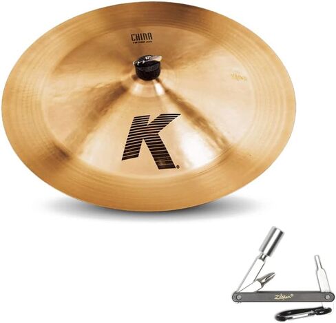ZILDJIAN K0885 19" K CHINA DRUMSET CAST BRONZE CYMBAL W/LOW PITCH & PROFILE With ZKEY in Saudi Arabia