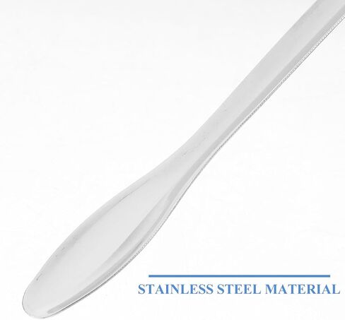 10 قطعة من ملاعق أخذ العينات من الفولاذ المقاوم للصدأ، مجارف قياس مختبرية مزدوجة الرأس 16 سم، ملاعق صغيرة رفيعة لأخذ عينات الطب واستخدام التجارب in Kuwait