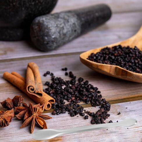 10 قطعة من ملاعق أخذ العينات من الفولاذ المقاوم للصدأ، مجارف قياس مختبرية مزدوجة الرأس 16 سم، ملاعق صغيرة رفيعة لأخذ عينات الطب واستخدام التجارب in Kuwait