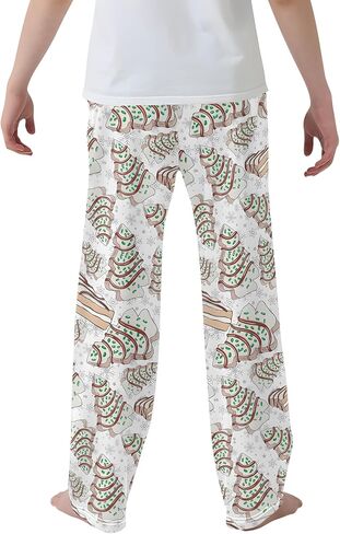 سراويل تتبع الكعك شجرة عيد الميلاد سراويل بيجاما السراويل غير الرسمية عيد الميلاد سروال رياضي لمدة 11-12 سنة in Kuwait