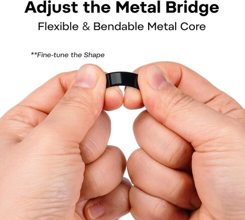 شرائط أنف قابلة لإعادة الاستخدام للتنفس: دعم الشخير، فتحة أنف داخلية ذات قوة قصوى، بدون وسادات لاصقة، بديل لشرائط الأنف، موسعات أنف من الفولاذ قابلة للانحناء للنوم in Kuwait