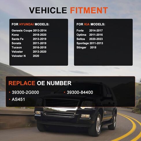 مستشعر خريطة الضغط المتنوع 39300-84400 يناسب 2011-2018 Hyundai Santa Fe Sport Sonata Tucson Veloster ، من أجل استبدال Kia Forte Koup Optima Sportage 393002G000 in Kuwait