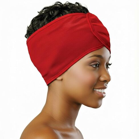Donna Argan & Black Castor Satin Wrap - Face Wash, Headbands for Women, Make Up - Luxurious Hair Care & Skin Essentials for Radiant Beauty and Elegance, 1PC BLACK COLOR in Saudi Arabia