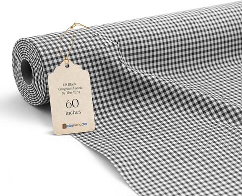 1/8 Inch Red Gingham Fabric by The Yard – 60" Wide Poly Cotton Blend, Small Checkered Material for Sewing, Quilting, Crafts, Tablecloths, Clothing in Kuwait
