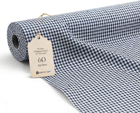1/8 Inch Red Gingham Fabric by The Yard – 60" Wide Poly Cotton Blend, Small Checkered Material for Sewing, Quilting, Crafts, Tablecloths, Clothing in Kuwait