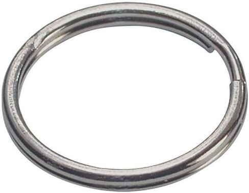 Hillman 1 in. Dia. Tempered Steel Silver Split Rings/Cable Rings Key Ring in Saudi Arabia