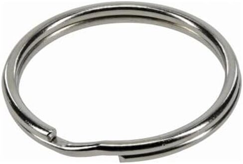 Hillman 1 in. Dia. Tempered Steel Silver Split Rings/Cable Rings Key Ring in Saudi Arabia