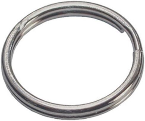 Hillman 1 in. Dia. Tempered Steel Silver Split Rings/Cable Rings Key Ring in Saudi Arabia