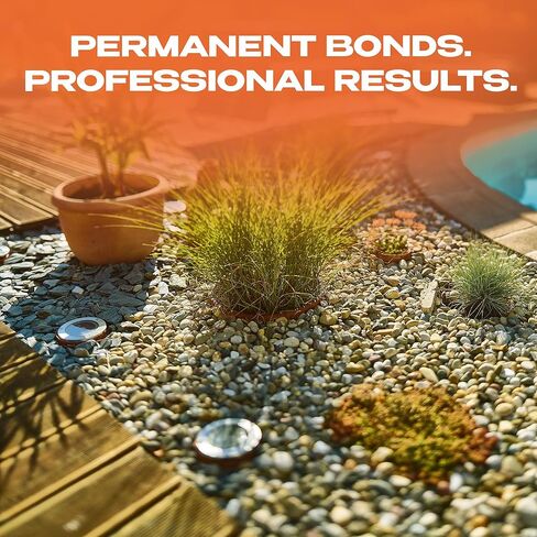 Stone Glue 1 Gallon – Heavy-Duty Acrylic Landscape Adhesive for Stone, Gravel & Rock Beds | Weather-Resistant Outdoor Bonding Seal | Kid & Pet Safe | Made in USA Contractor Grade in Kuwait