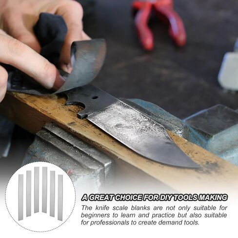 PATIKIL E52100 Steel Flat Bar, 12" x 1 1/2" x 1/8" Knife Making Steel Iron Stock for Forging Blade Knife Sword Chopper in Saudi Arabia