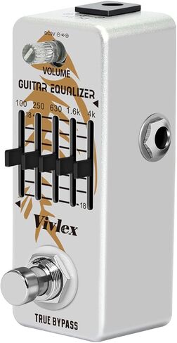 LEF-317A Guitar EQ Equalizer Pedal Mini Analog 5-Band Graphic Equalization with True Bypass Full Metal Shell in Saudi Arabia