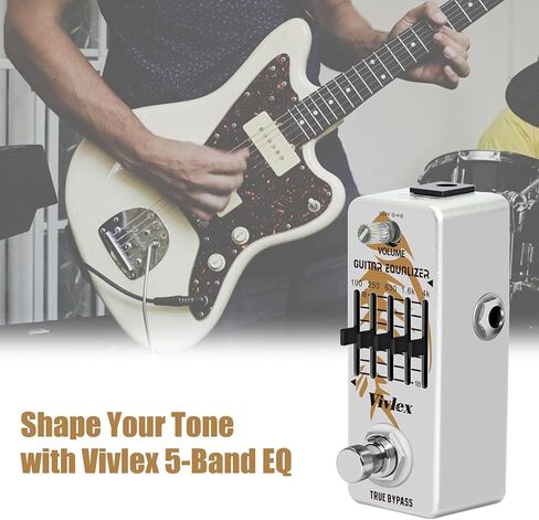 LEF-317A Guitar EQ Equalizer Pedal Mini Analog 5-Band Graphic Equalization with True Bypass Full Metal Shell in Saudi Arabia