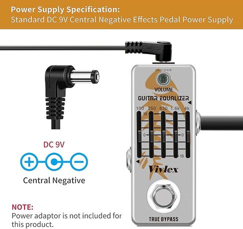 LEF-317A Guitar EQ Equalizer Pedal Mini Analog 5-Band Graphic Equalization with True Bypass Full Metal Shell in Saudi Arabia
