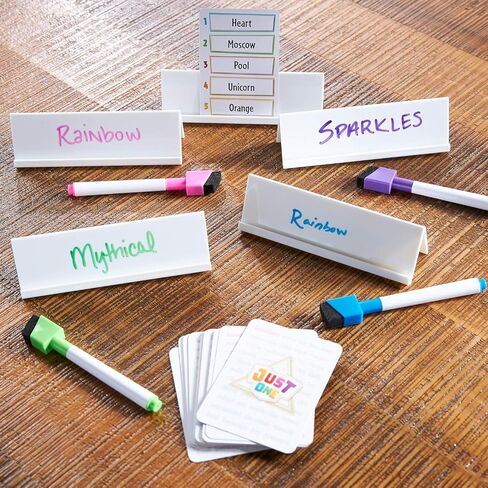 Just One Party Game - Cooperative Word Guessing Fun for Friends and Family! Ages 8+, 3-7 Players, 20 Minute Playtime, Made by Repos Production in Kuwait