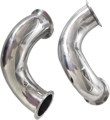 3/4 "1" 1.5 "2" 19 مللي متر-51 مللي متر أنبوب OD 3/4 "1.5" 2" ثلاثي المشبك الطويق OD 180 درجة الكوع وصلة أنابيب الفولاذ المقاوم للصدأ 304 (28 مللي متر × الطويق 50.5) in Kuwait