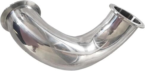 3/4 "1" 1.5 "2" 19 مللي متر-51 مللي متر أنبوب OD 3/4 "1.5" 2" ثلاثي المشبك الطويق OD 180 درجة الكوع وصلة أنابيب الفولاذ المقاوم للصدأ 304 (28 مللي متر × الطويق 50.5) in Kuwait