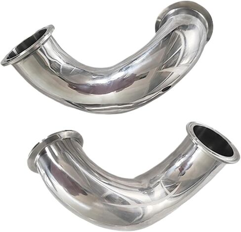 3/4 "1" 1.5 "2" 19 مللي متر-51 مللي متر أنبوب OD 3/4 "1.5" 2" ثلاثي المشبك الطويق OD 180 درجة الكوع وصلة أنابيب الفولاذ المقاوم للصدأ 304 (28 مللي متر × الطويق 50.5) in Kuwait