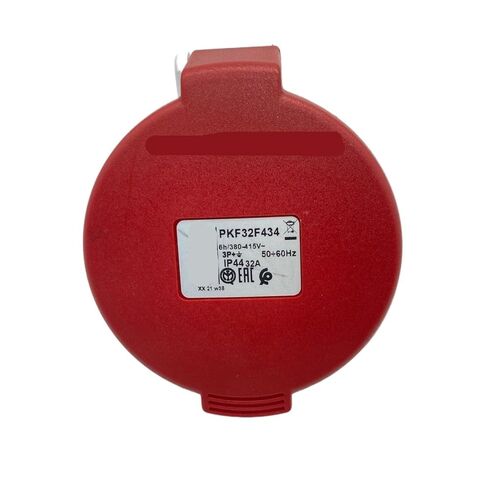 مقبس صناعي PKF16G434، 380.415 فولت، 16 أمبير، 3P+E، IP44، أحمر in Kuwait