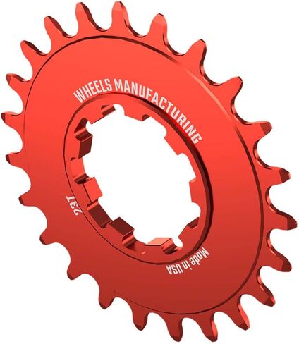 Wheels Manufacturing Solo-Speed Cog - 23t, Fits Solo-Spline and Solo-XD Kits, Red in Saudi Arabia
