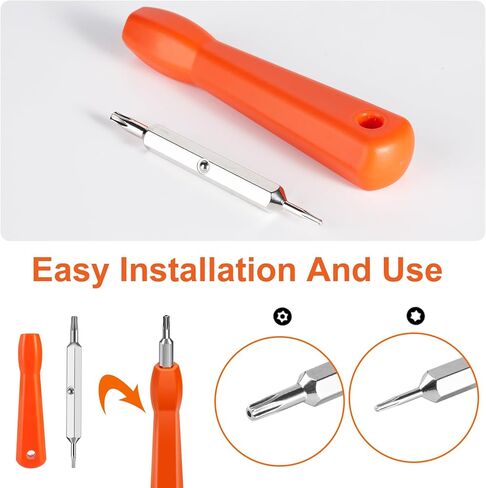 مفك جرس باب الفيديو، أداة مفك براغي T6 T15 مزدوجة الأطراف لاستبدال جرس باب الفيديو بالكاميرا، تغيير البطارية، إعادة تعيين كلمة مرور واي فاي in Kuwait